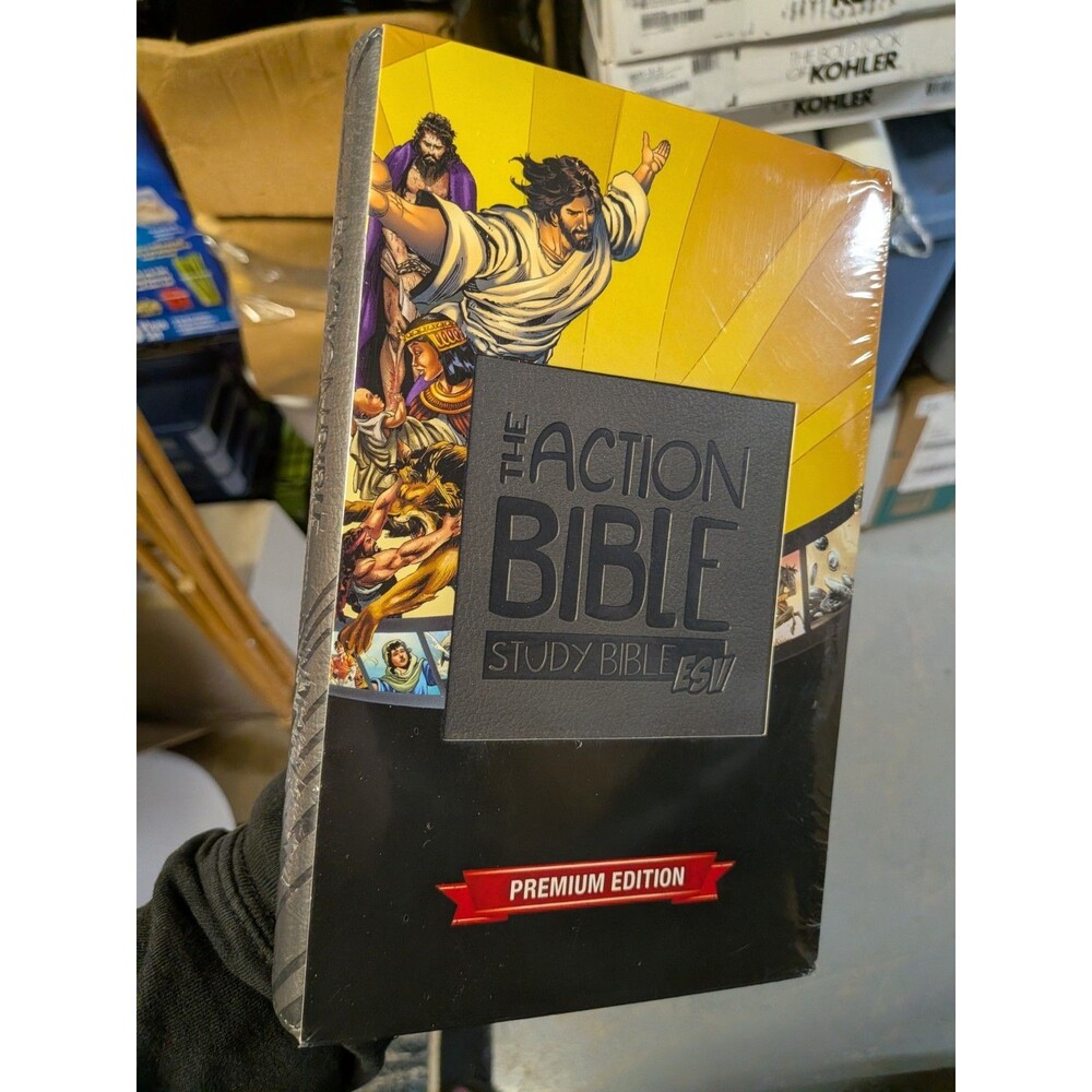 Action Bible Study Bible ESV  by David Cook (2015, Imitation Leather Hardcover